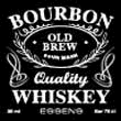 Bourbon Whiskey is a powerful American corn whiskey without the smokeyness. Drink neat " on the rocks" or mixed with soda, Ginger Ale, orange juice or Cola.